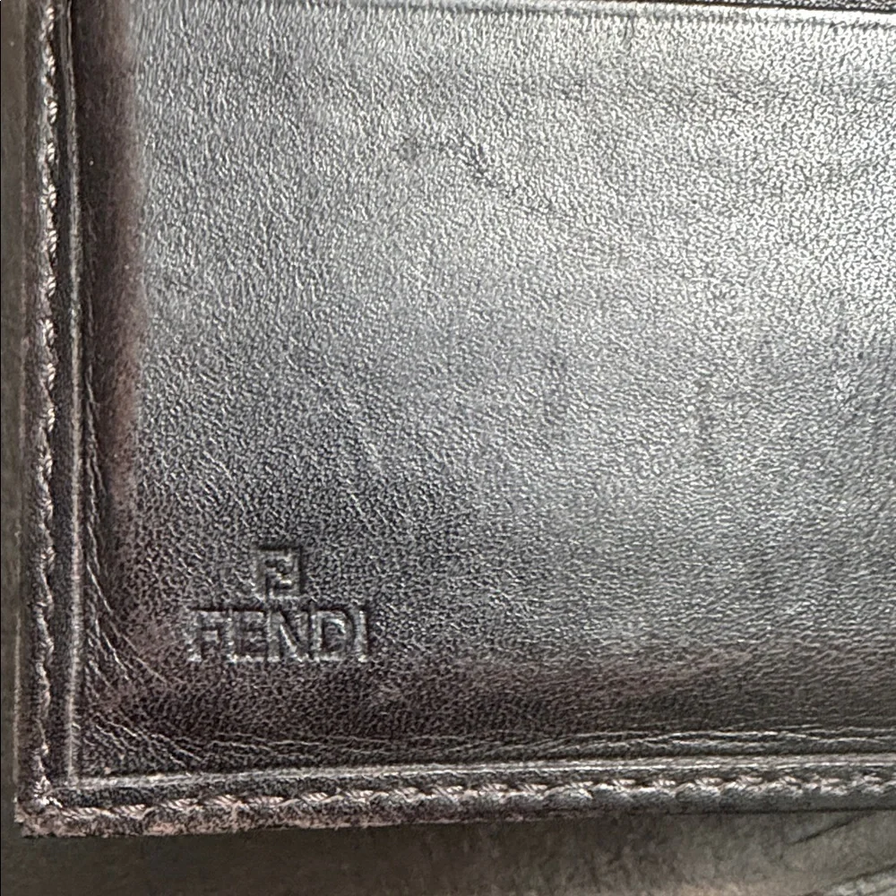 Fendi Brown and Cream Men's wallet